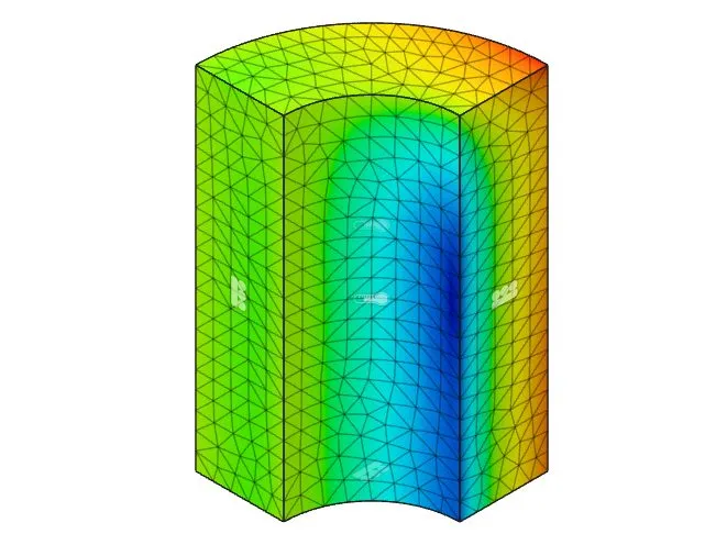 Thermal stress simulation